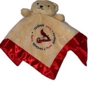 St Louis Cardinals Baby Lovey Security Bear Blanket Plush By Baby Fanatic BB4